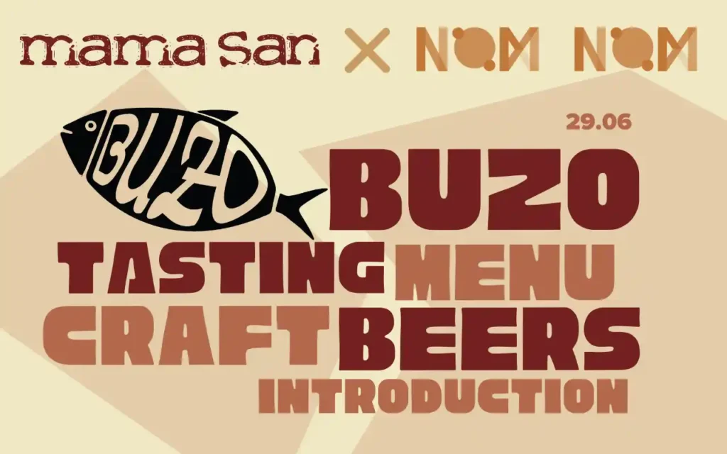 Original artwork for NOM NOM Vol.0: Buzo Warm Up at Mama San