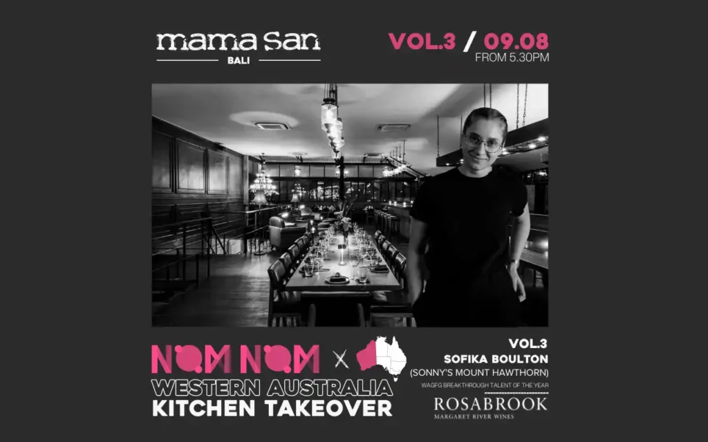 Original artwork for NOM NOM Vol.3: Western Australia Night at Mama San