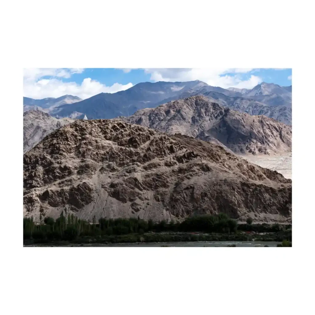 Mountain landscape in Ladakh, India, photographed by Will Meyrick