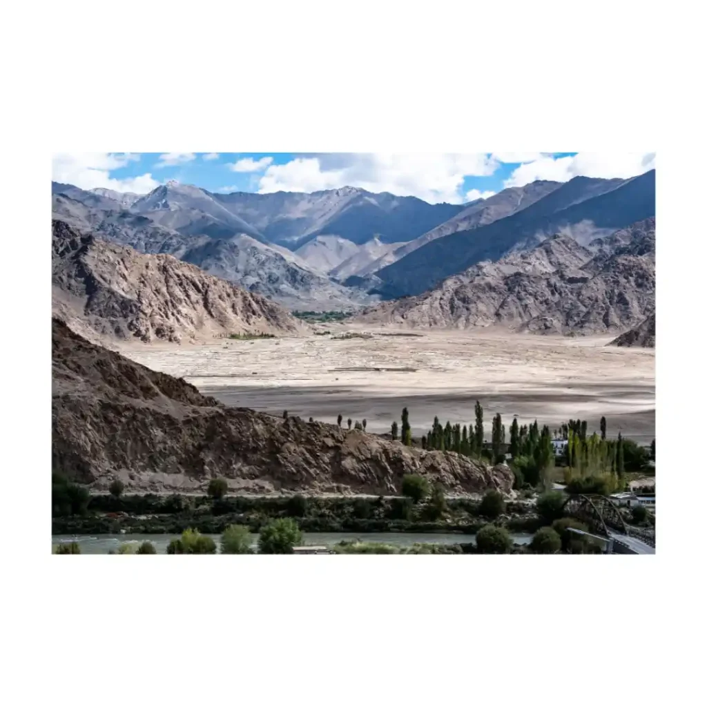 Mountain landscape in Ladakh, India, photographed by Will Meyrick