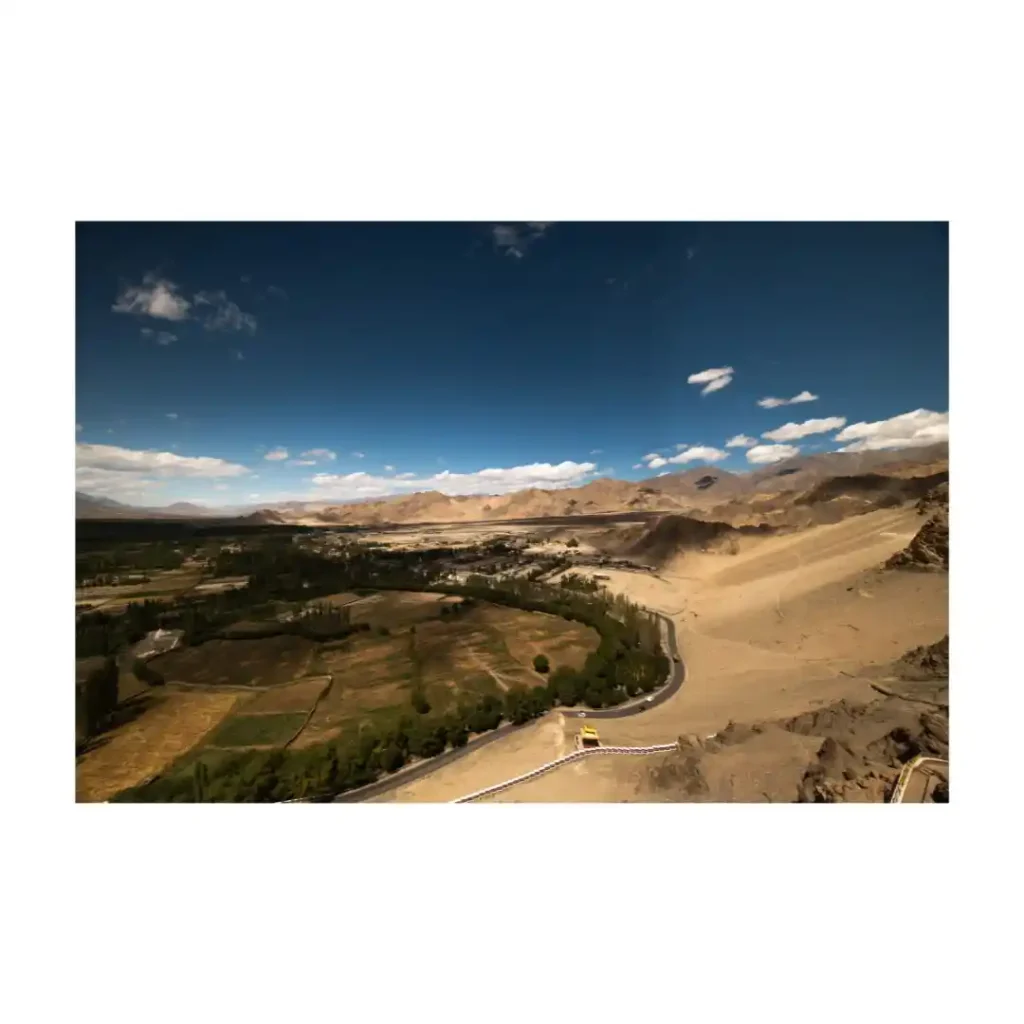 Mountain landscape in Ladakh, India, photographed by Will Meyrick