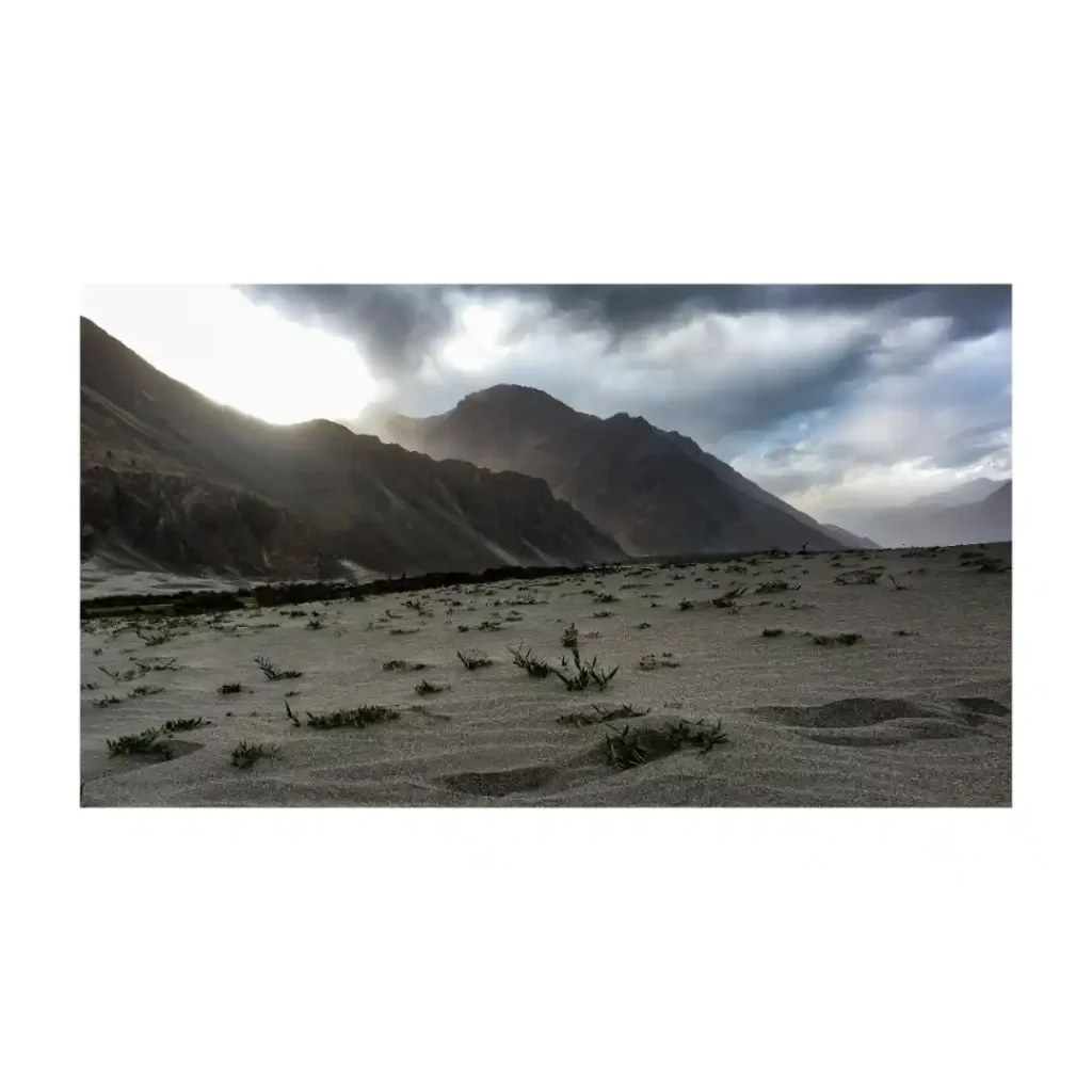 Mountain landscape in Ladakh, India, photographed by Will Meyrick