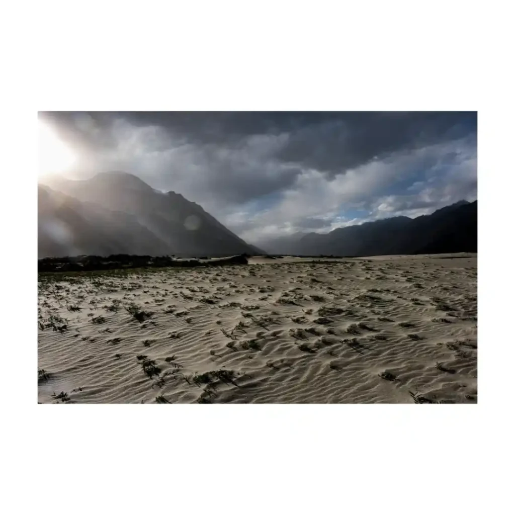 Mountain landscape in Ladakh, India, photographed by Will Meyrick