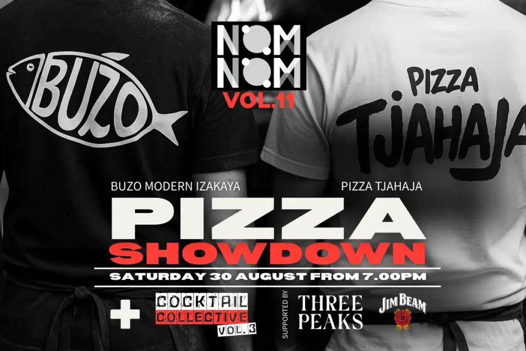Original artwork for NOM NOM Vol.11: Pizza Tjahaja at Buzo